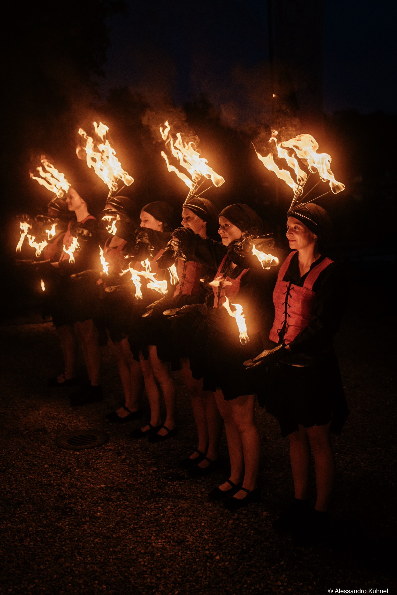 Feuershow Misty Performance